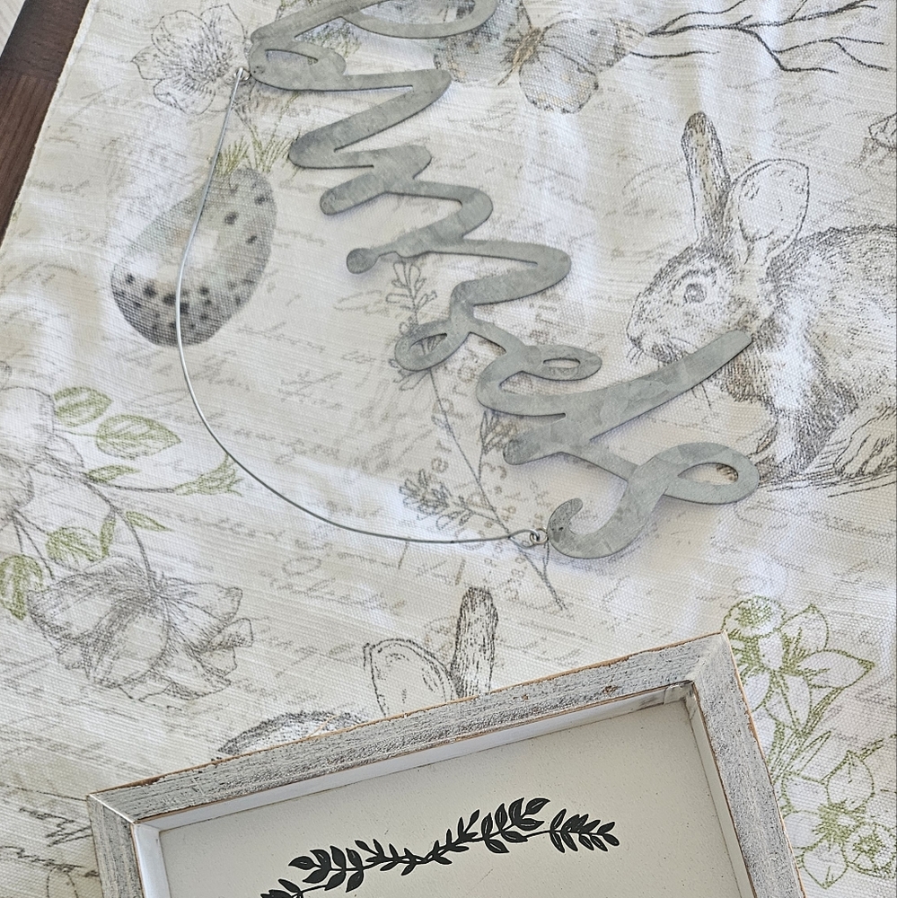 Rustic White 'Hello Spring' Wall Decor - Picture 2 of 2